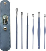 Charger l'image dans la galerie, Outil efficace de nettoyage du cérumen, 6 pièces, avec cure-oreille en spirale et Curette d'oreille, outil de soins des oreilles pour un usage quotidien
