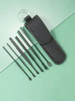 Charger l'image dans la galerie, Outil efficace de nettoyage du cérumen, 6 pièces, avec cure-oreille en spirale et Curette d'oreille, outil de soins des oreilles pour un usage quotidien
